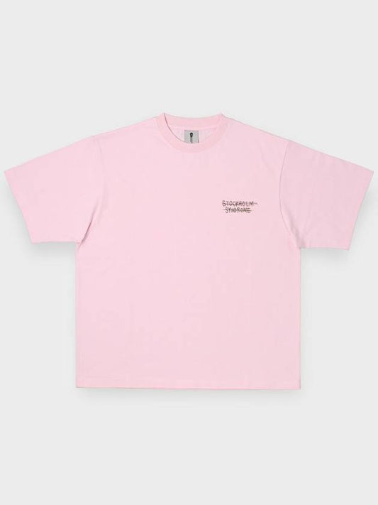 DOODLE SMILELY TEE PINK - STOCKHOLM SYNDROME - BALAAN 2