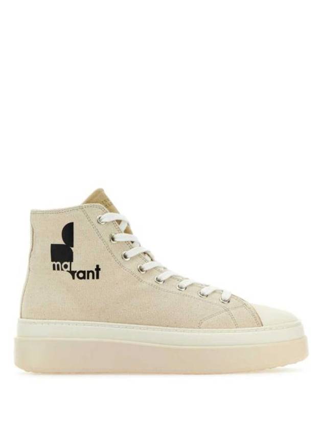 Austen High Top Sneaker Beige - ISABEL MARANT - BALAAN 2