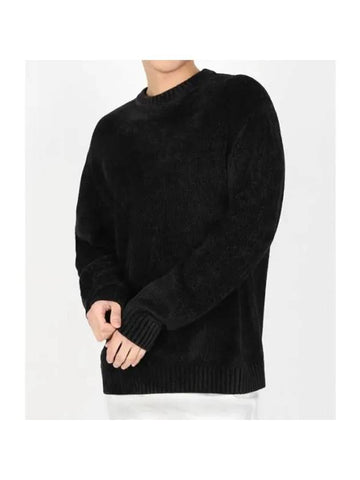 Charles Chenille Knit Top Black - J.LINDEBERG - BALAAN 1