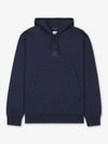 SN Blue hooded sweatshirt in stretch jersey 17CLSS033A 006452W 897 - CP COMPANY - BALAAN 2