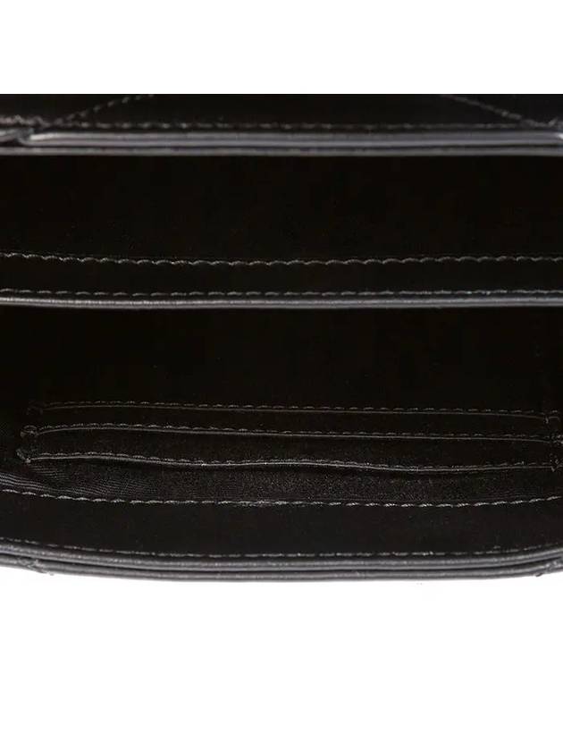 Loulou Toy Matelasse Shoulder Bag Black - SAINT LAURENT - BALAAN 7