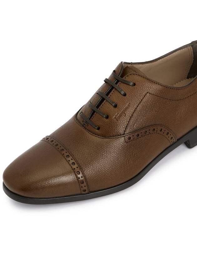 Men's Rain Toe Oxford Brown - SALVATORE FERRAGAMO - BALAAN 8