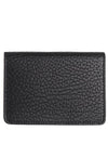 Bovine Leather Card Wallet Black - MAISON MARGIELA - BALAAN 3