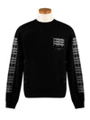 Diag Industrial Arrow Sweatshirt Black - OFF WHITE - BALAAN 3