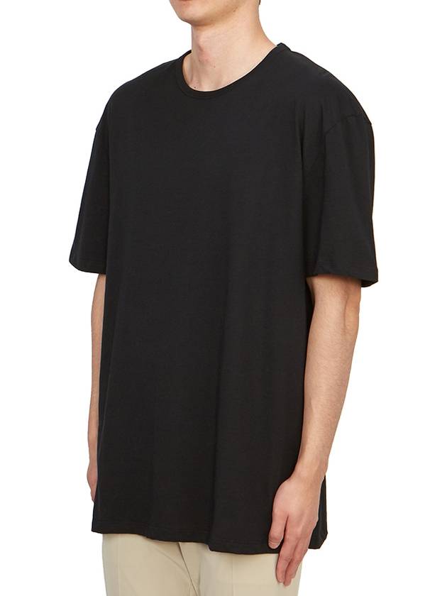 Men's Cotton Short Sleeve T-Shirt Black - PAUL SMITH - BALAAN 3