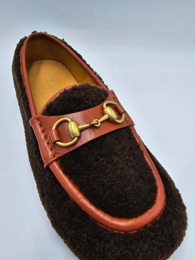 Men's Horsebit Teddy Loafer Brown - GUCCI - BALAAN 6