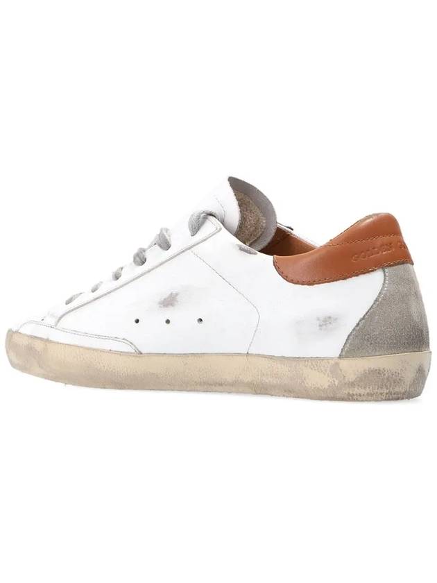 Brown Tab Superstar Classic Low Top Sneakers White - GOLDEN GOOSE - BALAAN 5