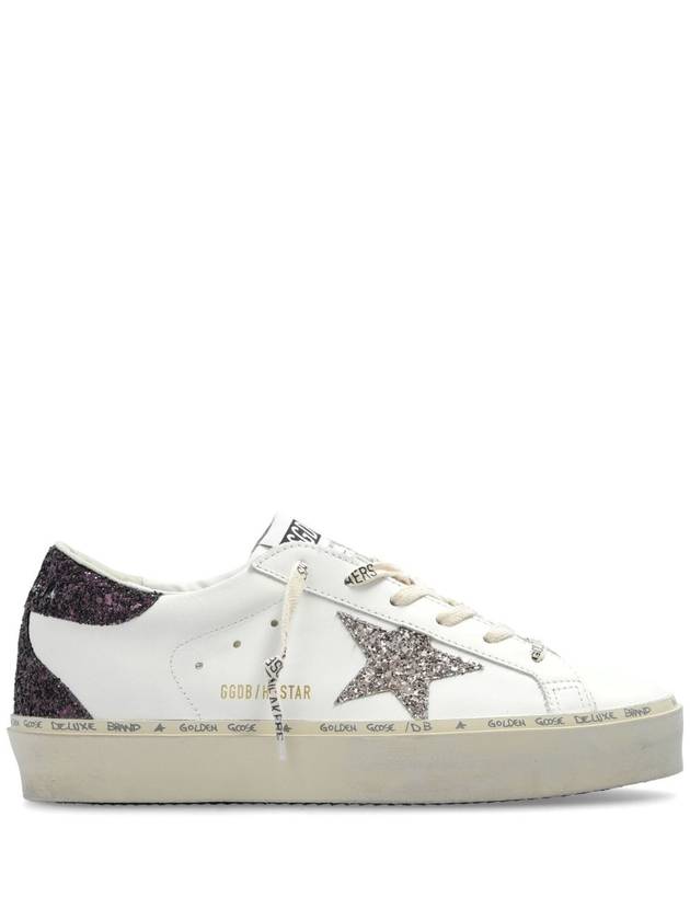 Hi Star Glitter Tab Low Top Sneakers White - GOLDEN GOOSE - BALAAN 2