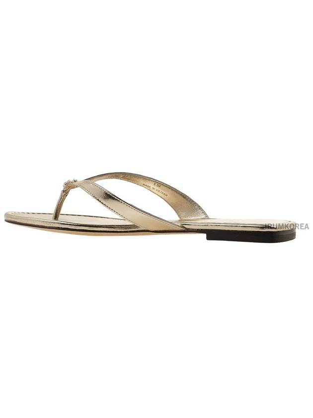 flat leather flip flops - TORY BURCH - BALAAN 4