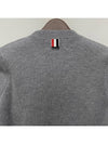 4-Bar Milano Stitch Crew Neck Knit Top Light Grey - THOM BROWNE - BALAAN 9