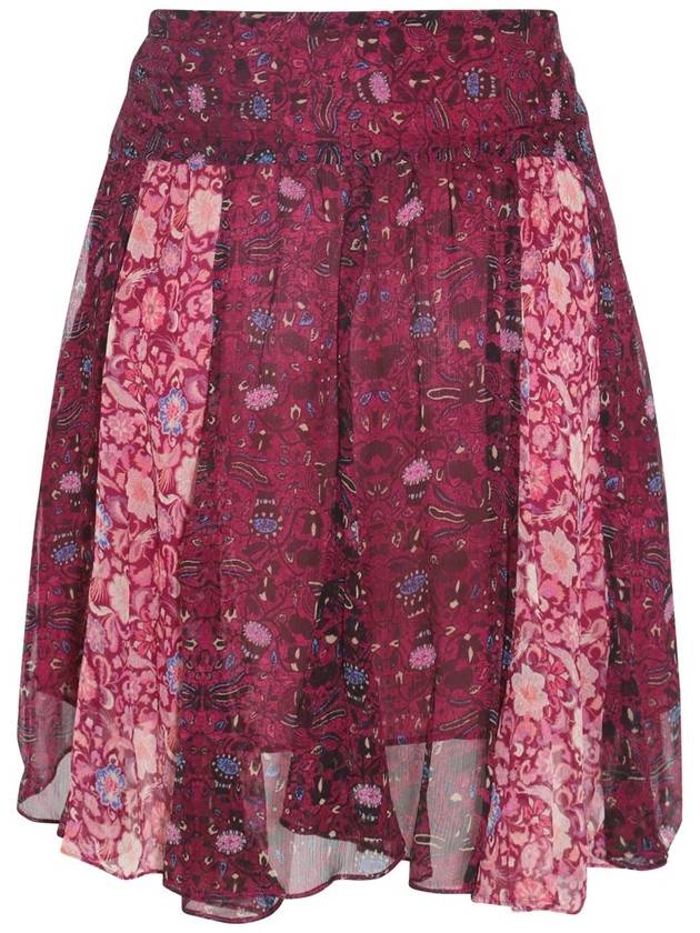 23 ss Fuccia Viscose ODA Skirt JU0052FAA2J02I40FA B0480036715 - ISABEL MARANT - BALAAN 3