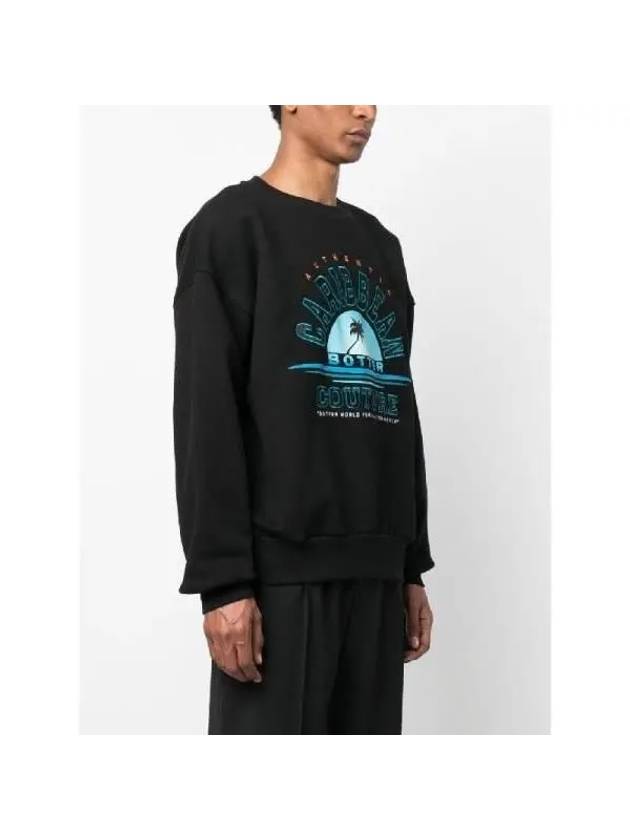 CARINNEAM GRAPHIC COTTON SWEATSHIRT 6014BJ006 BLACKCOLLEGE - BOTTER - BALAAN 4