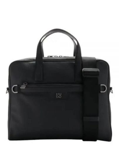 Lettering Logo Briefcase Black - HUGO BOSS - BALAAN 2