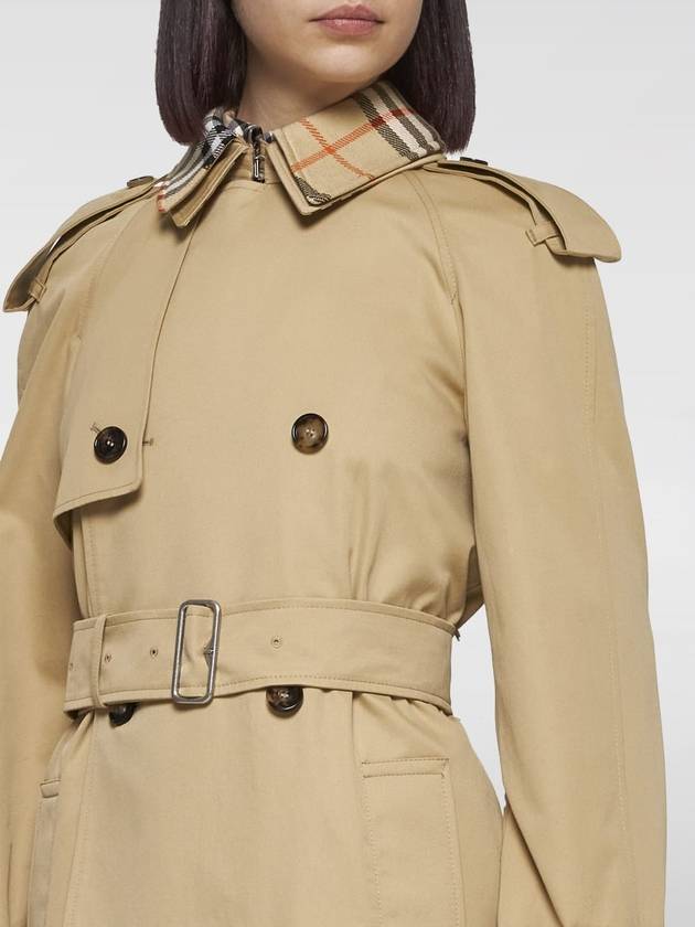 Notched Lapel Trench Coat Beige - BURBERRY - BALAAN 3