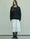 Pearl round cardigan black - MITTE - BALAAN 7