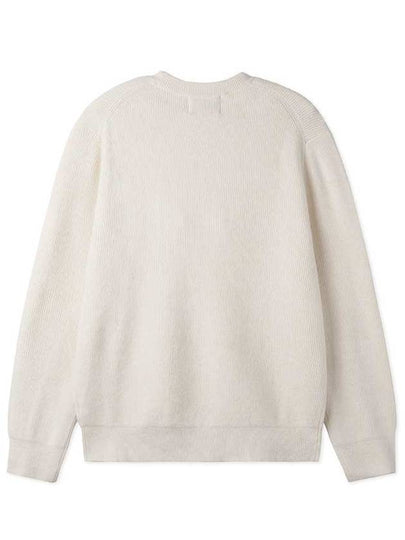 Wool blend sweater IVORY - BLACKBROWN - BALAAN 2