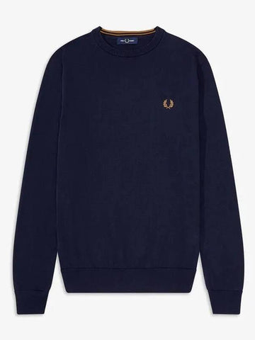 Baseline Classic Crew Neck Knit 795 AFPM2339601 Navy - FRED PERRY - BALAAN 1