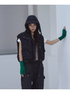 Semi overfit string down vest Black - THE GREEN LAB - BALAAN 3