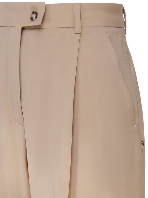 Bella oversized stretch wool wide pants beige - MAX MARA SPORTMAX - BALAAN 5