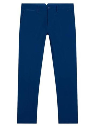 Men's Ellott Bonded Fleece Stretch Pants Estate Blue - J.LINDEBERG - BALAAN 1