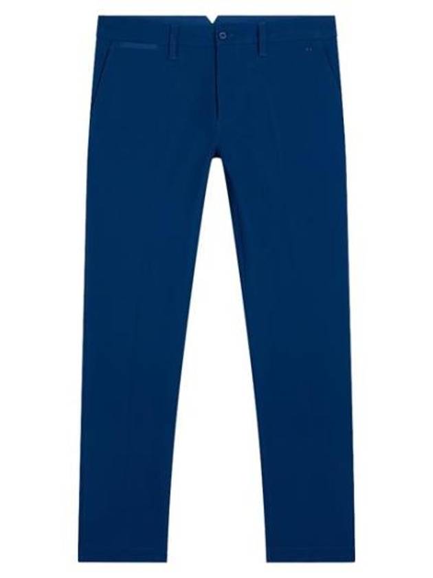 Men's Ellott Bonded Fleece Stretch Pants Estate Blue - J.LINDEBERG - BALAAN 2