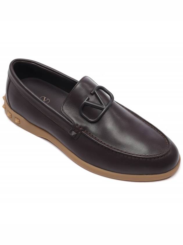 Men's V Logo Loafers - VALENTINO - BALAAN 3