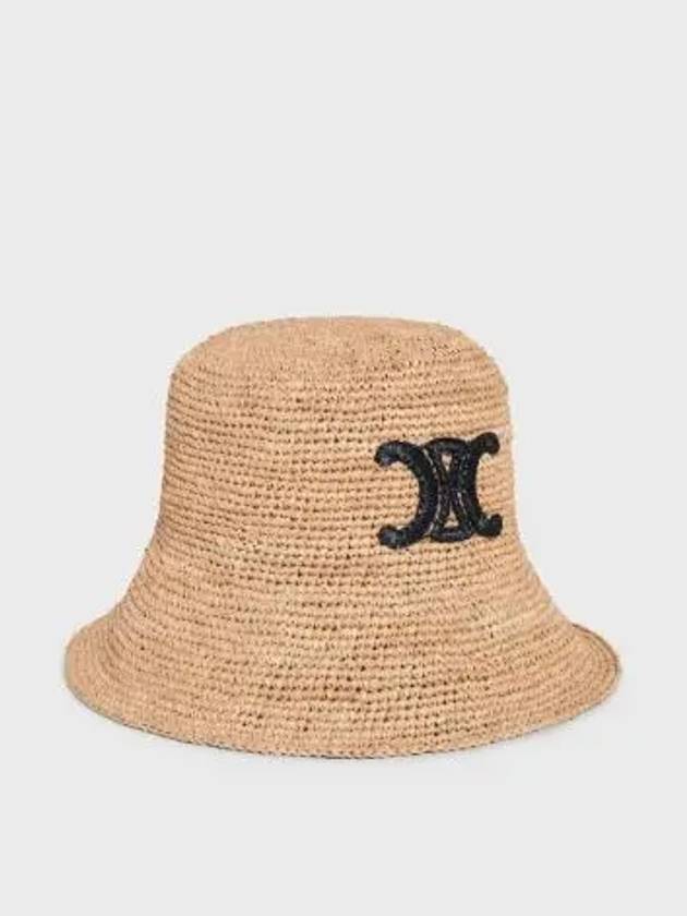 T99 Raffia Bucket Hat 2AUP7517Q - CELINE - BALAAN 2