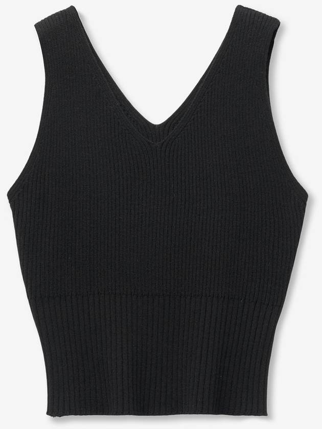 Rib Knit Sleeveless Black - BLONDNINE - BALAAN 2