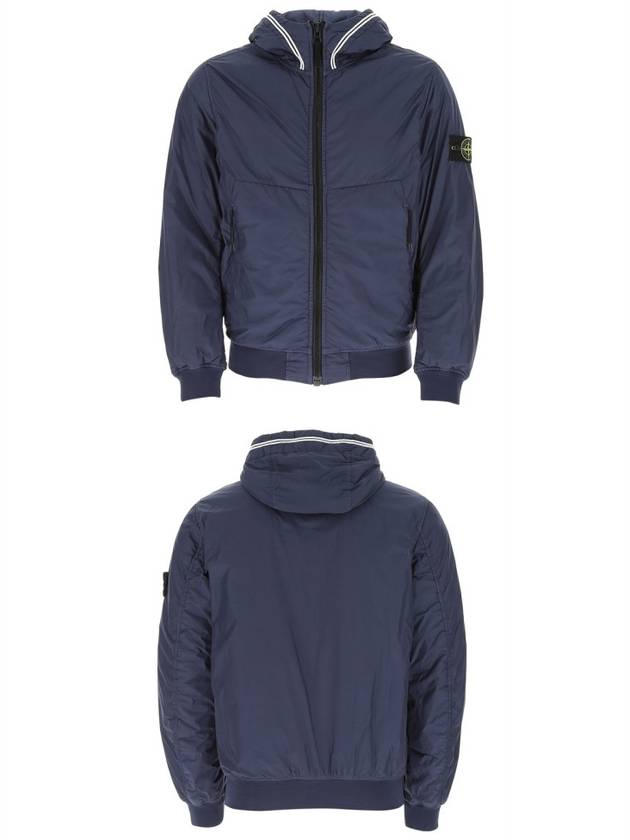 Garment Dyed Crinkle Reps Nylon Primaloft TC Down Jacket Navy - STONE ISLAND - BALAAN 5