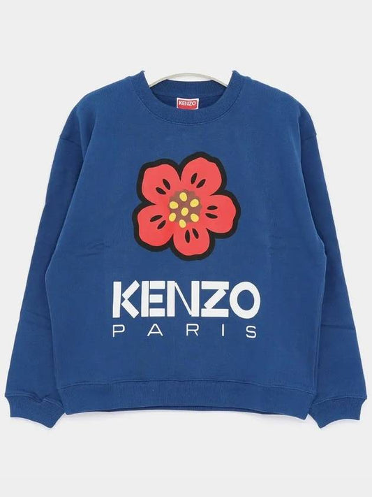 2SW036 4ME 74 Balk Flower Sweatshirt - KENZO - BALAAN 1