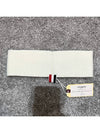 Diagonal 4-Bar Jersey Stitch Merino Wool Headband White - THOM BROWNE - BALAAN 4