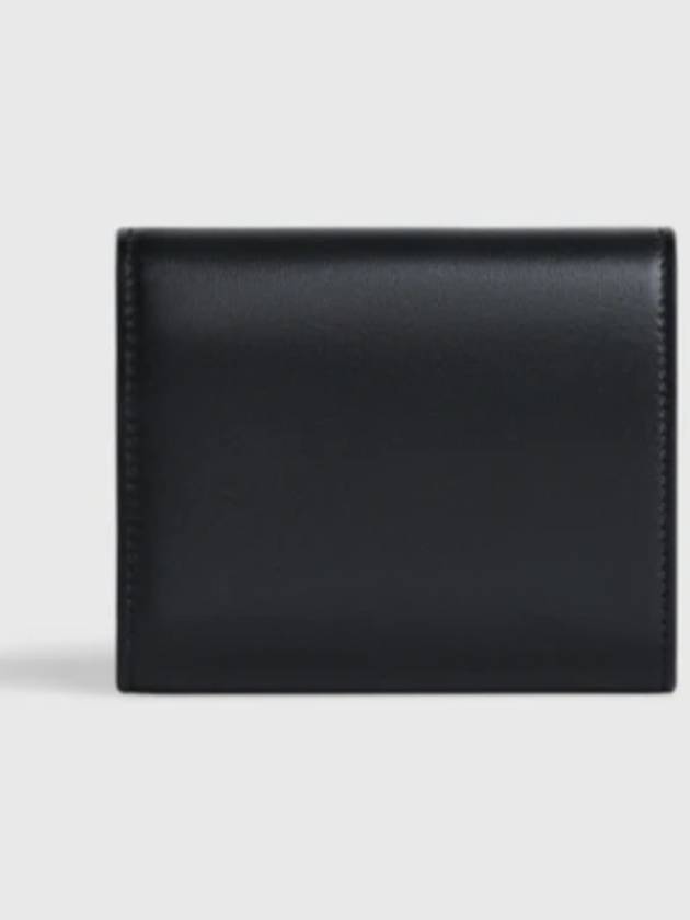 Triomphe Small Half Wallet Black - CELINE - BALAAN 6