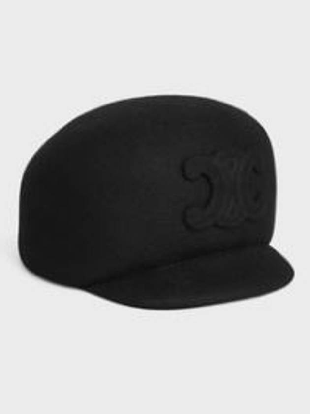 2AU3M588Z 38NO Triomphe Cap Wool Felt - CELINE - BALAAN 1