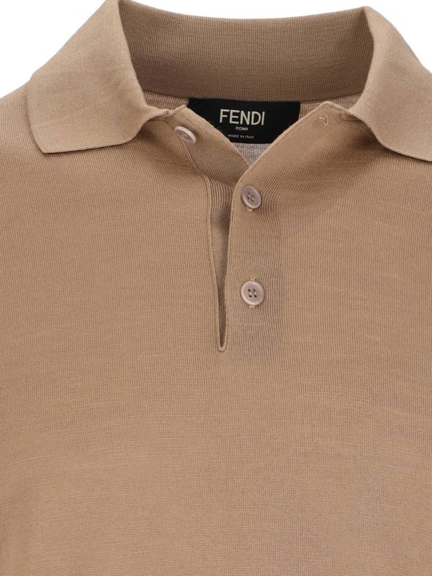 Fendi Sweaters Brown - FENDI - BALAAN 3