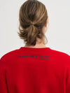 Passion Logo Crop Sweatshirt Red - SORRY TOO MUCH LOVE - BALAAN 4