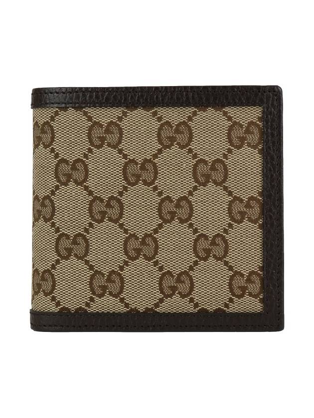 GG Canvas Half Wallet Brown - GUCCI - BALAAN 2