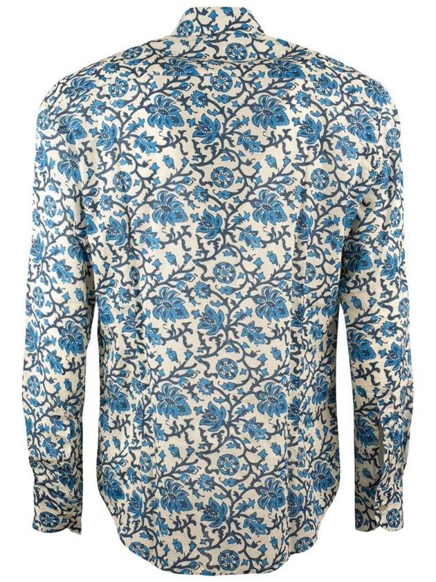 MC2 Saint Barth Sikelia Incotone Men'S Shirt With Print Ajrakh - MC 2 SAINT BARTH - BALAAN 2