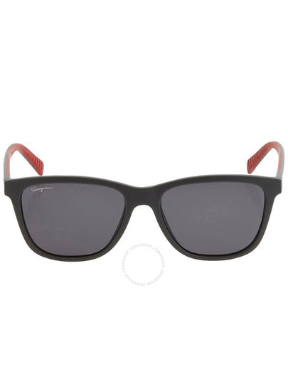 Eyewear Rectangle Regular Sunglasses Black - SALVATORE FERRAGAMO - BALAAN 2