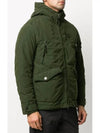 David Light TC Mircropile Hooded Jacket Dark Green - STONE ISLAND - BALAAN 4