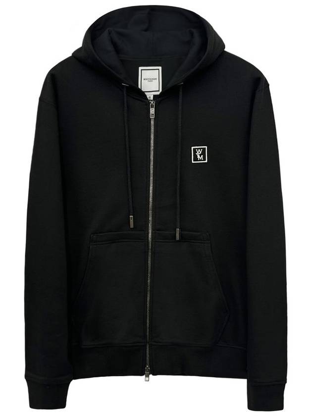 Back Logo Zip-Up Hoodie Black - WOOYOUNGMI - BALAAN 3