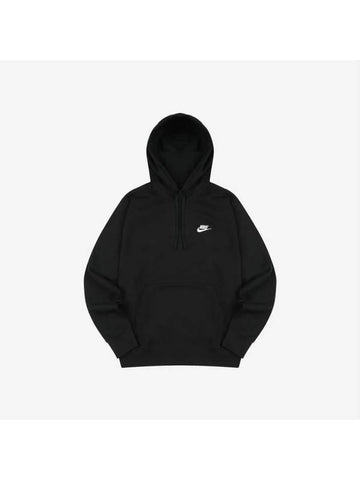 Nike NSW Club Pullover Hooded Black US EU Luxray - ETC - BALAAN 1