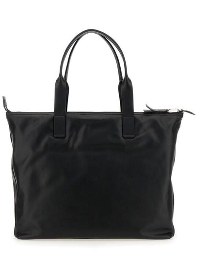 'Adamo' Black Shopper With Front Logo In Leather Man - DOLCE&GABBANA - BALAAN 2