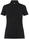 Women's Tour Tech Golf Polo Black - J.LINDEBERG - BALAAN 4