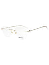 Eyewear Round Metal Eyeglasses Gold - MONTBLANC - BALAAN 1