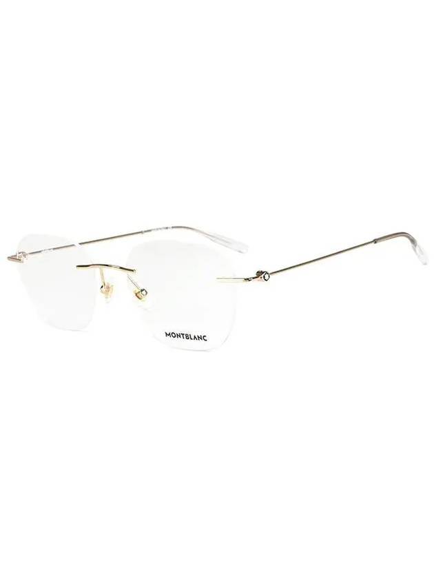 Eyewear Round Metal Eyeglasses Gold - MONTBLANC - BALAAN 1