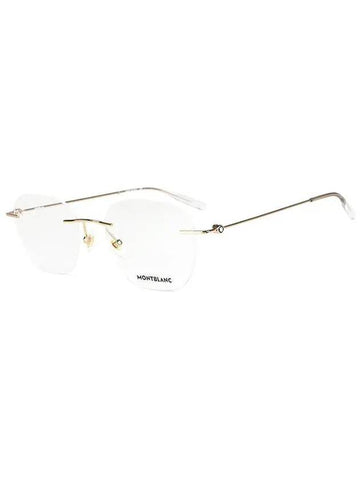 Eyewear Round Metal Eyeglasses Gold - MONTBLANC - BALAAN 1