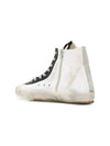 Francy Canvas Leather High Top Sneakers White - GOLDEN GOOSE - BALAAN 8