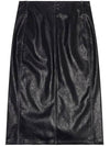 O-Taten Midi A-Line Skirt Black - DIESEL - BALAAN 2