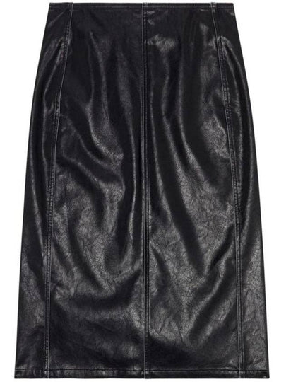 O-Taten Midi A-Line Skirt Black - DIESEL - BALAAN 2