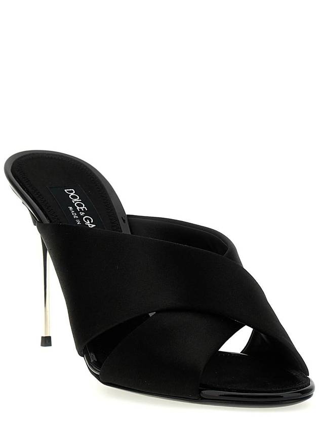 Cross Strap Stiletto Mule CR1738AV799 - DOLCE&GABBANA - BALAAN 3